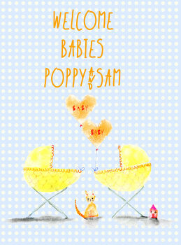 Personalised Baby Gift Bag, Baby Girl Baby Boy Gift Bag, 5 of 10