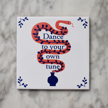 Dance To Your Own Tune Ceramic Tile, 2 of 3