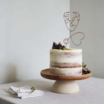 Stethoscope Personalised Wedding Cake Topper, 2 of 6