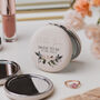 Personalised Bride To Be Luxury Round Pocket Mirror, thumbnail 1 of 6