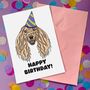 Personalised Afghan Hound Birthday Card For Dog Lover, thumbnail 1 of 12