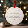 Personalised Horse And Girl Christmas Acrylic Bauble, thumbnail 7 of 7