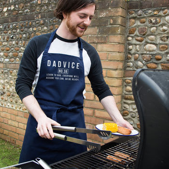 Dad To Be 'Dadvice Bbq' Men's Apron, 4 of 9