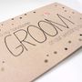 Wedding Day Card For Groom From The Bride, Gold Dots, thumbnail 5 of 5