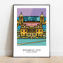 Greenwich Park Colourful Illustration Print, thumbnail 3 of 4