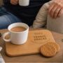 Personalised Tennis Snacks Tea And Biscuit Board, thumbnail 1 of 2