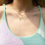 9ct Solid Gold Pearl Beaded Necklace, thumbnail 6 of 6