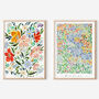 Set Of Two Prints: Wild Garden X Joyful Florals, thumbnail 1 of 3
