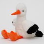 Seagull Bird Soft Cuddly New Baby Stork Bird Baby Plush Toy, thumbnail 1 of 6