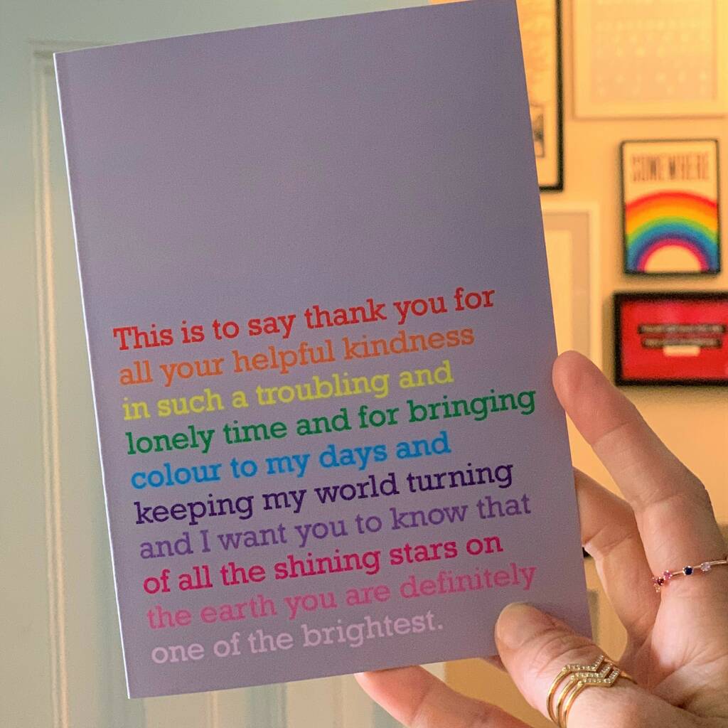 Of All The Shining Stars Thank You Card By The Right Of All The Shining Stars Thank You Card By The Right