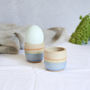 Handmade Ceramic Egg Cup, thumbnail 6 of 8