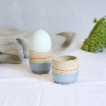 Handmade Ceramic Egg Cup, 6 of 8