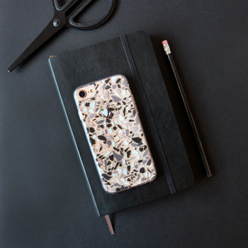 Midnight Terrazzo Phone Case For iPhone, 7 of 9