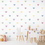 Colourful Heart Wall Stickers, thumbnail 1 of 3