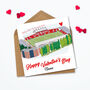 Valentines Wrexham Personalised Card, thumbnail 2 of 5