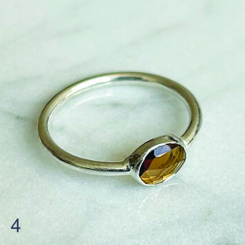 Tara One Stone Ring, 4 of 11