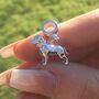 Pitbull Sterling Silver Jewellery Charm, thumbnail 1 of 6
