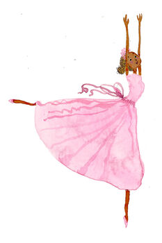 Magical Fairy Dancer Friends Customised Gift Print, 9 of 11