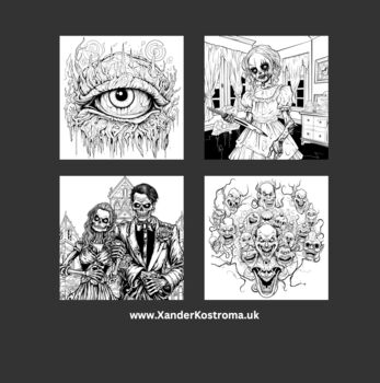 A Horror Colouring Book For Adults, 9 of 9