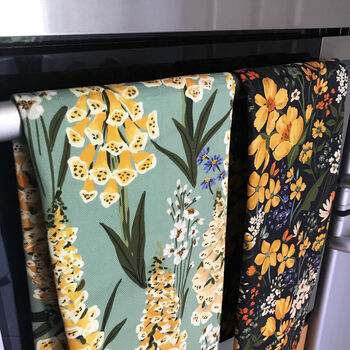 The Sunshine Floral Luxury Tea Towel, 3 of 6