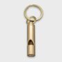 Brass Whistle Keychain Gift, thumbnail 3 of 4