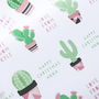 Personalised Cactus Christmas Wrapping Paper, thumbnail 2 of 3