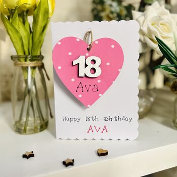 Personalised 18th Birthday Gift For Her And Card, 10 of 12