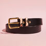 Luxury Leather Ladies Belt, thumbnail 5 of 8