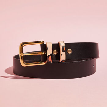 Luxury Leather Ladies Belt, 5 of 8