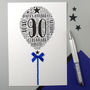 90th Happy Birthday Balloon Sparkle Card, thumbnail 11 of 11