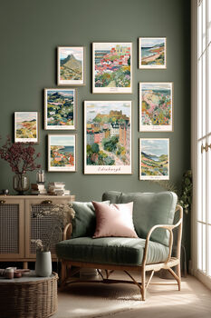 Set Of Two Peak District And The Lakes Art Prints, 3 of 5