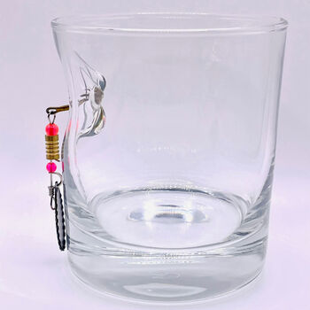 Personalised Fishing Hook Whisky Glass, 2 of 5