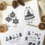 Pack Of Illustrated Christmas Cards, thumbnail 1 of 5