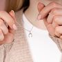 Sterling Silver Necklace With Horseshoe, thumbnail 1 of 6