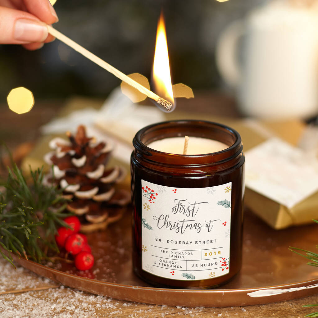 Christmas In New Home Candle By LOOM Weddings