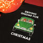 'Driving Gnome For Christmas' Apron, thumbnail 5 of 5