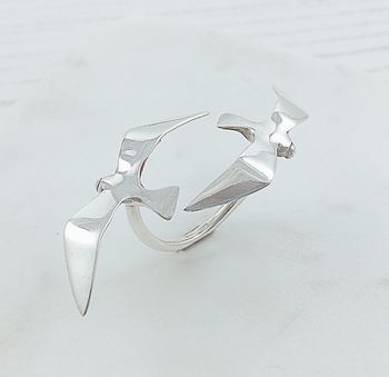 Double Seagull Ring, 3 of 5