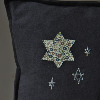 Personalised First Christmas Star Cushion, 4 of 6