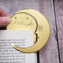 'Midnight Readers Club' Moon Brass Bookmark, thumbnail 3 of 7