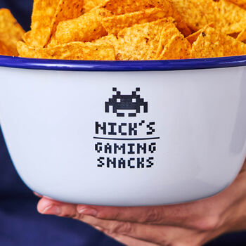 Personalised Gaming Snack Bowl, 2 of 2