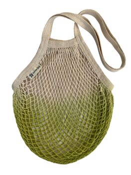 Dip Dye Organic Long Handled String Bag, 4 of 4