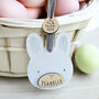 Hand Painted Personalised Easter Basket Tag, thumbnail 3 of 6