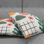 Abstract Cushion Cover With Plants And Flowers, thumbnail 4 of 7