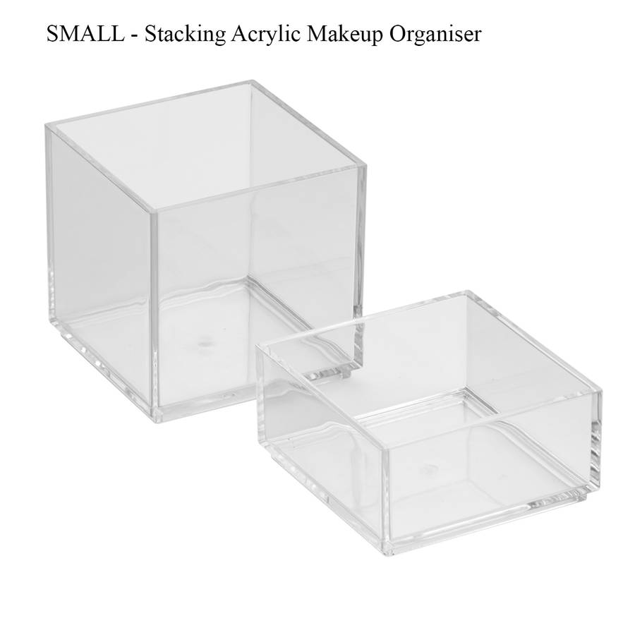 Stacking Acrylic Makeup Organisers By Jodie Byrne