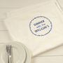Personalised Organic Table Runner And Napkin Set, thumbnail 5 of 9
