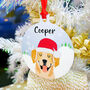 Personalised Dog Christmas Winter Decoration, thumbnail 12 of 12