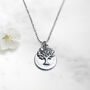 Family Tree Necklace Personalised In Sterling Silver, thumbnail 3 of 6