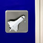 Outer Space Bedroom Rocket Light Switch, thumbnail 8 of 11