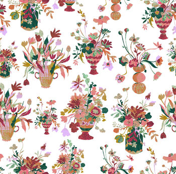 Floral Vases Fabric Wrap Set, 6 of 7