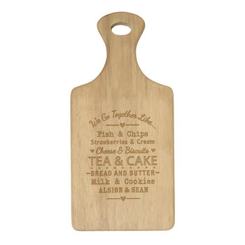 Personalised We Go Together Wooden Paddle Board, 6 of 6